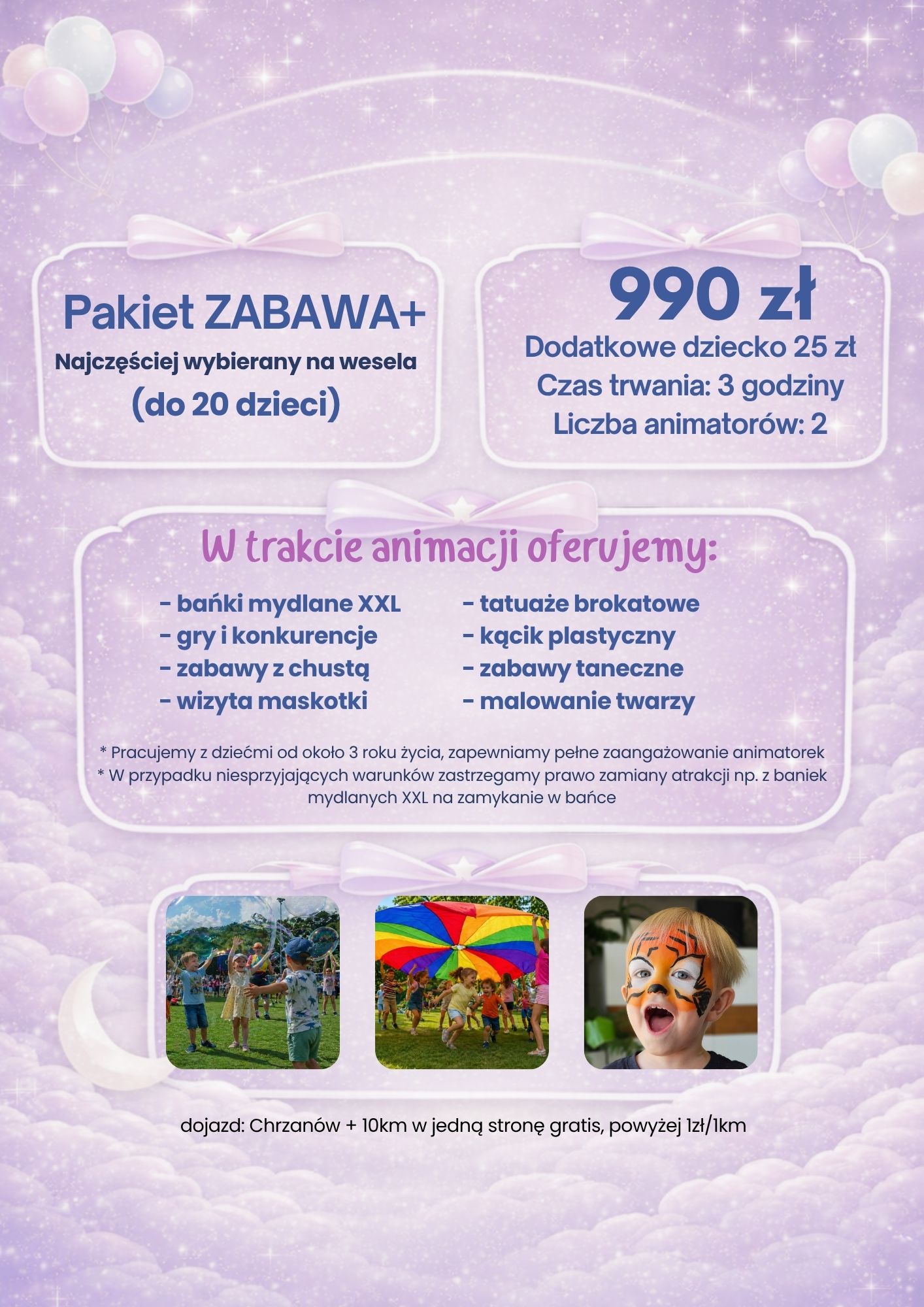 Animacja z dojazdem